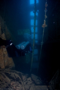 Inside the San Juan wreck